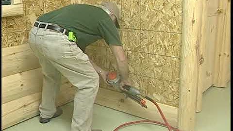 How to Install Log Siding