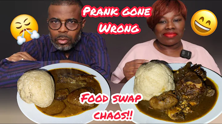 African Food Mukbang: Prank on Husband Gone  Wrong! Ogbono Soup vs. Banga Soup with Oatmeal Fufu
