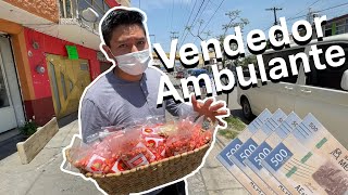 Trabajando un día como vendedor ambulante en pandemia | ¿Cuando dinero gana?