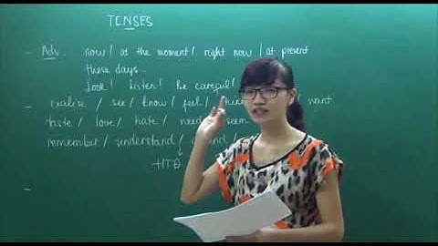 Thì hiện tại tiếp diễn (t2) - Cô mai phương