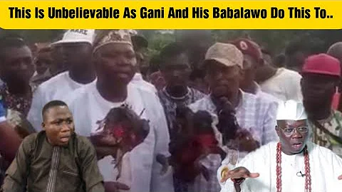 Gani Adam's Finally Used His Afose Ch@rm To F!re Back At Oduduwa Agitators In Public