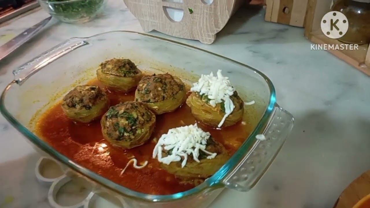 دبارة اليوم قنارية محشية وسلاطة خضروات مشكل 