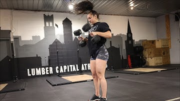 Double Dumbbell Power Clean