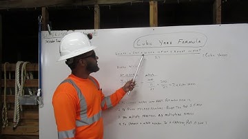 Cubic Yard Formula By Operator Dupas