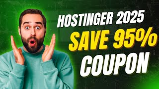 Hostinger Black Friday Sale 2025 🔥 Get 95% OFF + FREE Domain! 100% Working Coupon Code