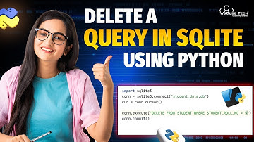 Delete a Query in SQLite | Python Tutorial - Python Full Course For Beginner