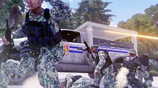 PULIS NA AMBUSH NG MGA REBELDE NAG REINFORCE ANG ARMY - MACHINIMA screenshot 4