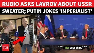 Download Lagu UNSEEN ALASKA VIDEO: Rubio Tells Lavrov, 'I Like Your USSR Shirt'; Putin Jokes 'IMPERIALIST' | Trump MP3 Download Lagu UNSEEN ALASKA VIDEO: Rubio Tells Lavrov, 'I Like Your USSR Shirt'; Putin Jokes 'IMPERIALIST' | Trump MP3