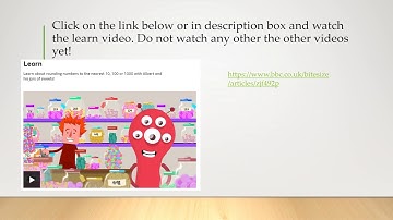 01 03 21 Maths L O  To revise rounding