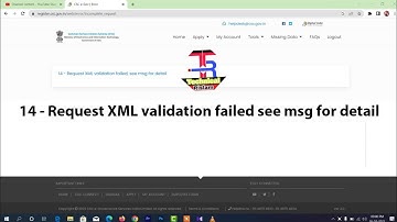 CSC | 14 - Request XML validation failed, see msg for detail Technical SR World