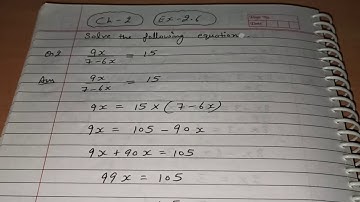 Q 2, Ex 2.6 -  linear equations in one variable - Chapter 2  - maths class 8th - NCERT