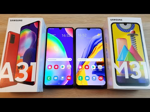 SAMSUNG GALAXY A31 VS M31 -                                      