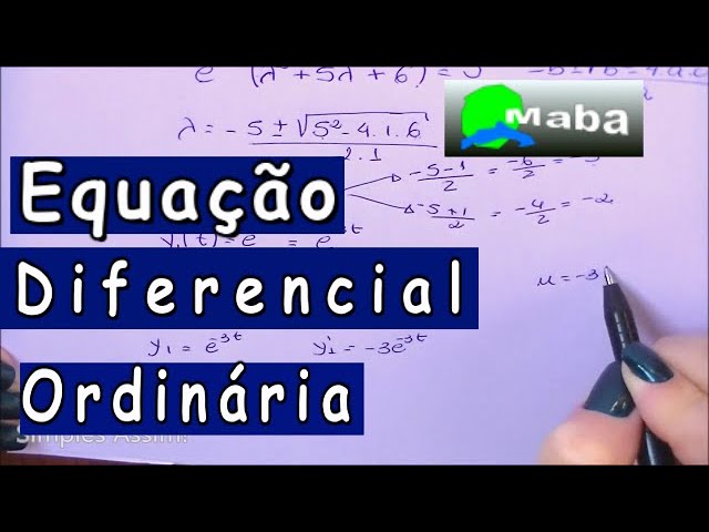 Equações Diferenciais Ordinária de segunda ordem