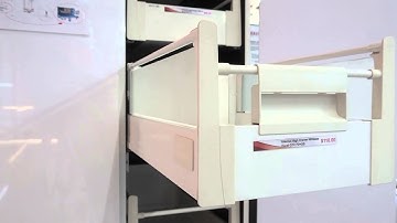 EXCEL-DTC F2-GB-500 SOFT CLOSING INTERNAL HIGH DRAWER SYSTEM WITH GLASS PANEL