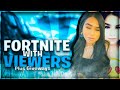 Fortnite gamergirl live playing w subs giveaway  5k subs