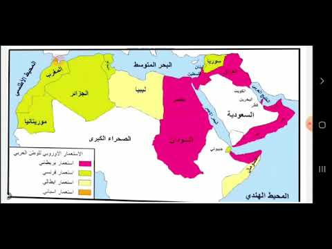 ثامن اجتماعيات التنافس الاستعماري على الوطن العربي Youtube