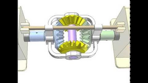 Bevel gear drive for reversing rotation 1