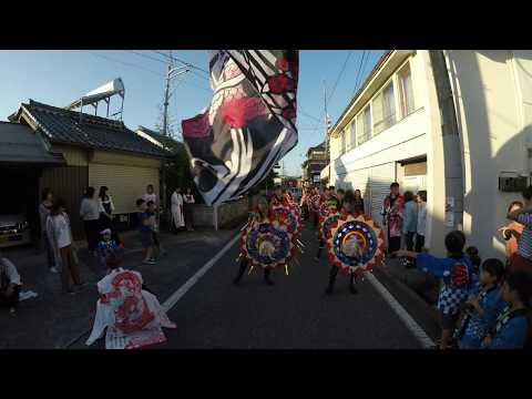 安藤祭り 2017 井上宅前（東区） しゃんしゃんシャングリラ 4K撮影