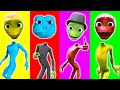 Wrong Heads DAME TU COSITA CHALLENGE Patila El Chombo Alien Green Dance Funny Puzzle Yeşil Uzaylı