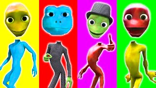 Wrong Heads DAME TU COSITA CHALLENGE Patila El Chombo Alien Green Dance Funny Puzzle Yeşil Uzaylı by Small World 283,012 views 7 months ago 2 minutes, 1 second