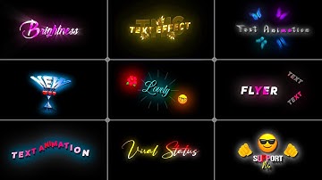 Top 15 Alight Motion Text Presets You MUST Try in 2025! 🔥