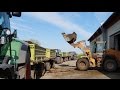 Fendt Vario 826 I Case 195 cvx I Case Radlader 721C beim Ausmisten