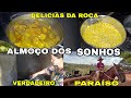 FOMOS TIA MARLUCE FIZEMOS ALMOÇO DELICIOSO DA ROÇA+FRANGO CAIPIRA+JILO+QUIABO+TORRESMO+FOGAO A LENHA