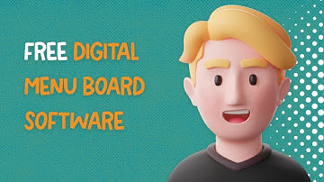 Free Digital menu board software