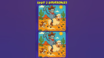 Spot the differences #148 : Can You Beat All 3 !? (A Bit Tricky) #short #findthedifference #shorts