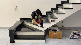 Technology & Technical Construction Stairs Stone Granite | Complete Stair Step By Step
