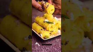 SAVE IT ? Khandvi Recipe or Suralichi Vadi❤️khandvi foodreels foodreel aestheticreels