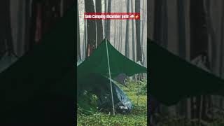 SOLO CAMPING DISAMBER PETIR ⛈️⚡ #solocampingrain #solocampinginheavyrain #thunderstorm