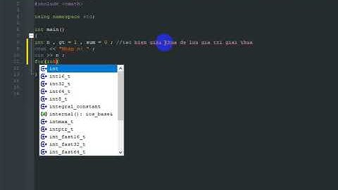 C++ : Tính tổng các giai thừa S= 1 +1.2 +1.2.3 +..+1.2.3.4...n