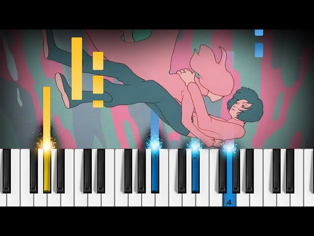 YOASOBI - Racing into the Night (Yoru ni Kakeru 夜に駆ける) - Piano Tutorial / Piano Cover class=