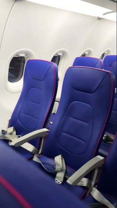 Inside of a wizz airline