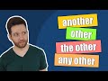 Diferencia en inglés 🙌 ANOTHER, OTHER, THE OTHER(S), ANY OTHER, MY OTHER... | Aprender inglés