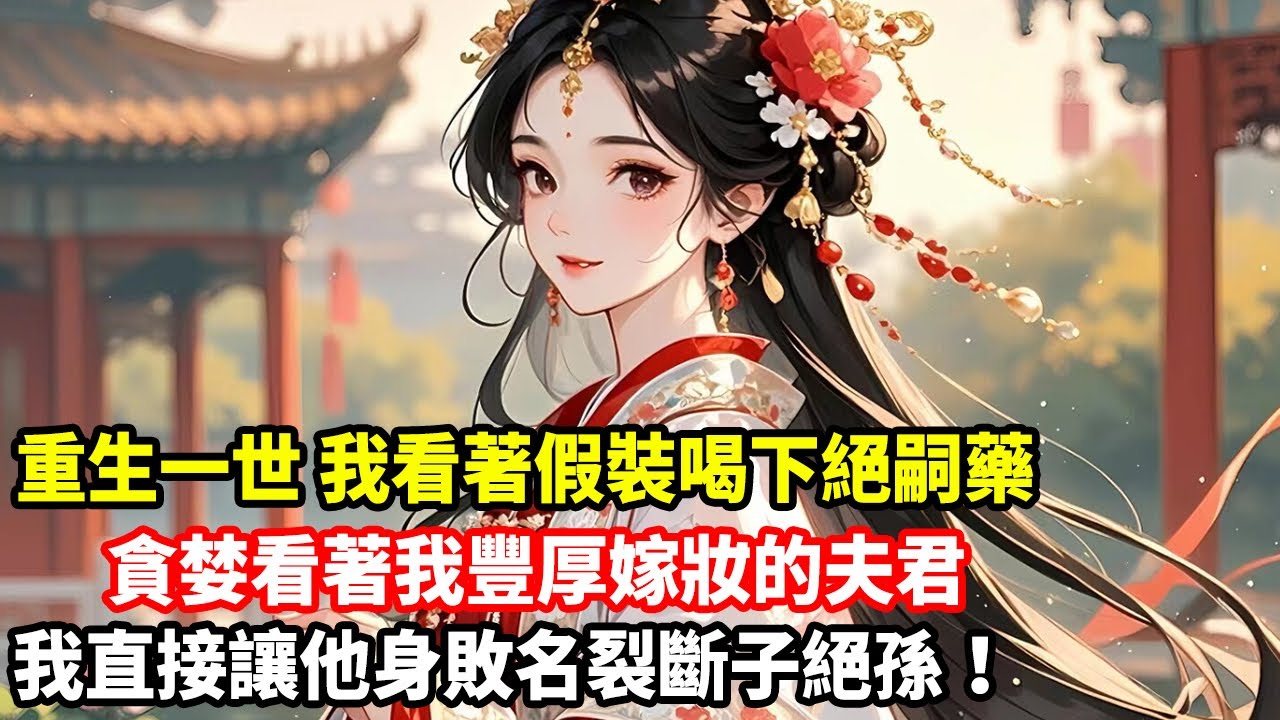 【大女主爽文】重生一世，我看著假裝喝下絕嗣藥，貪婪看著我豐厚嫁妝的夫君，我直接讓他身敗名裂斷子絕孫！