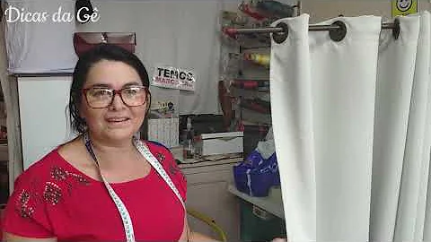 Como medir para aplicar ilhós em cortina?