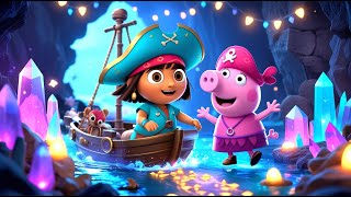Dora, Peppa, Pirate Ship, Underground Hideaway