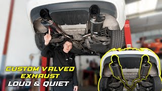 Jaguar XE 2.0T Custom Valved Exhaust System