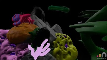 Aquarium sculpt in adobe medium