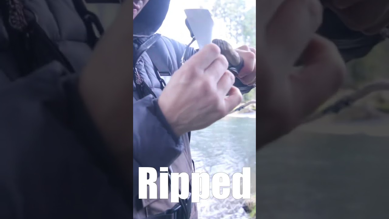 Duck tape is the best for fishing #fishing #creekfishing #oregonfishing #oregon