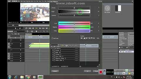 how to edius 6 video editing color settings