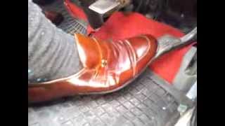 Gas Pedal Pumping with Brown Dress Shoes
