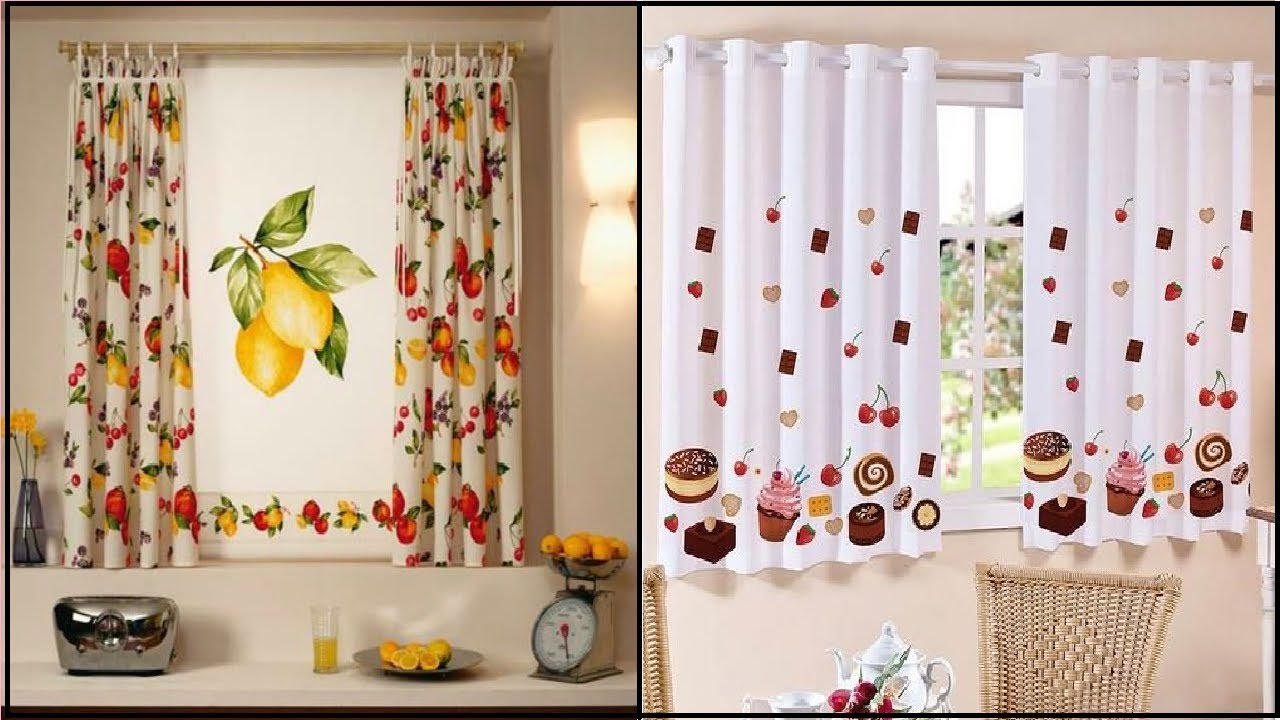 elegant kitchen curtain design idea