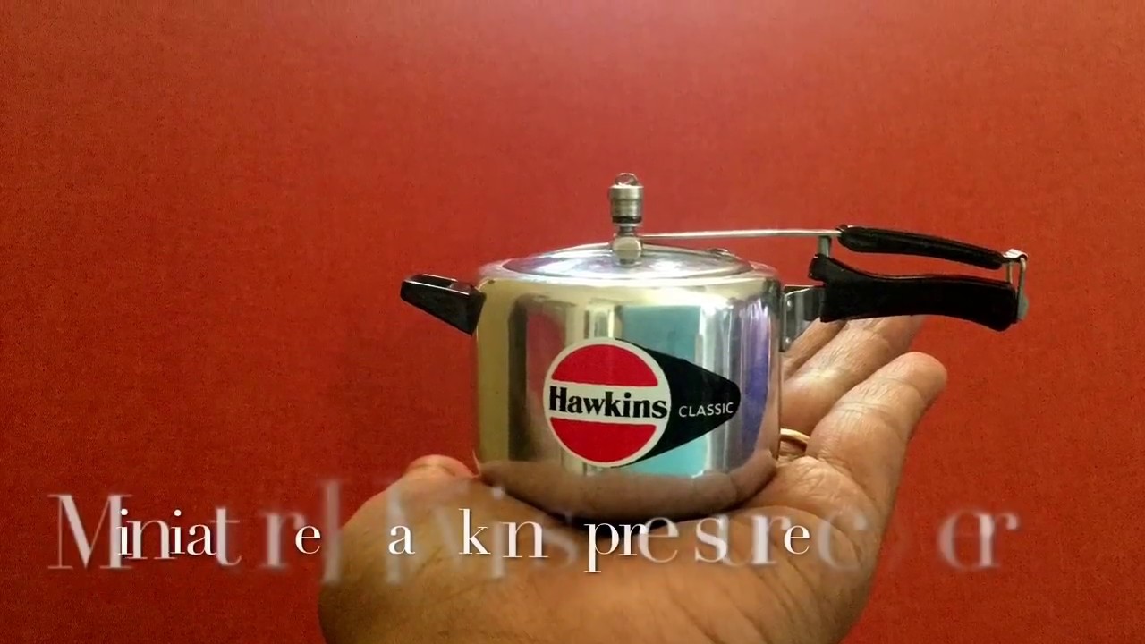 Mini Real Kitchen Set  Hawkins Miniature Pressure Cooker unboxing