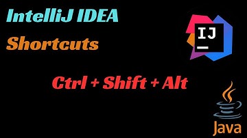 IntelliJ IDEA shortcut Ctrl + Shift + Alt
