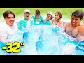 El ltimo en salir del jacuzzi congelado gana