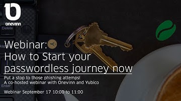 How to start your Passwordless Journey