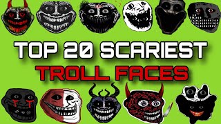 TOP 20 SCARIEST TROLL FACES IN GREEN SCREEN |  LIOR EXPLAINER #trollface